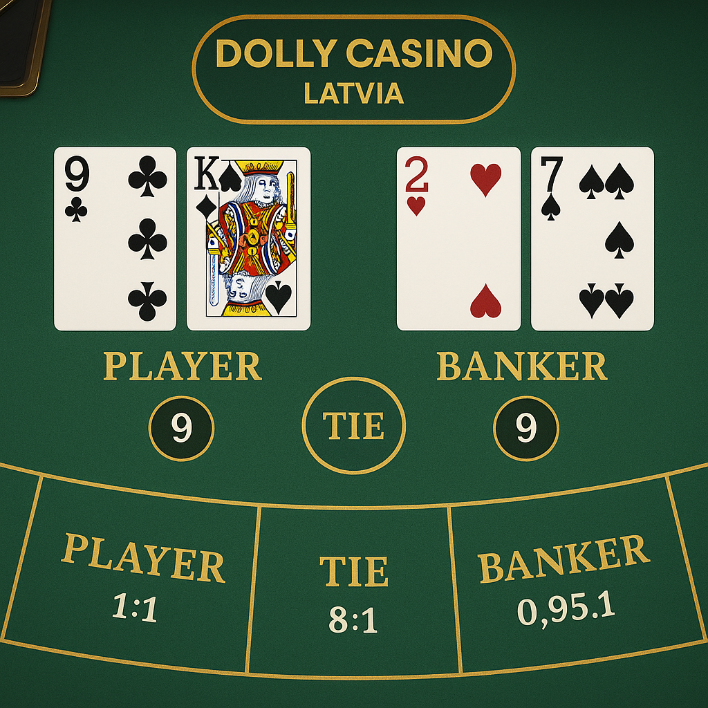 Dolly Casino - Baccarat Table Game - Play Online